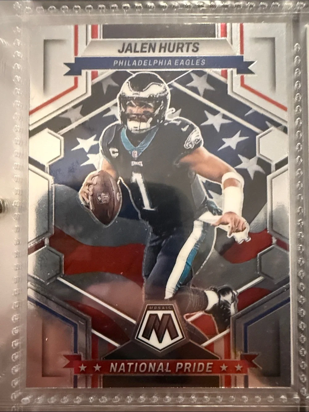 Philadelphia Eagles Jalen Hurts National Pride Trading Card - Blue